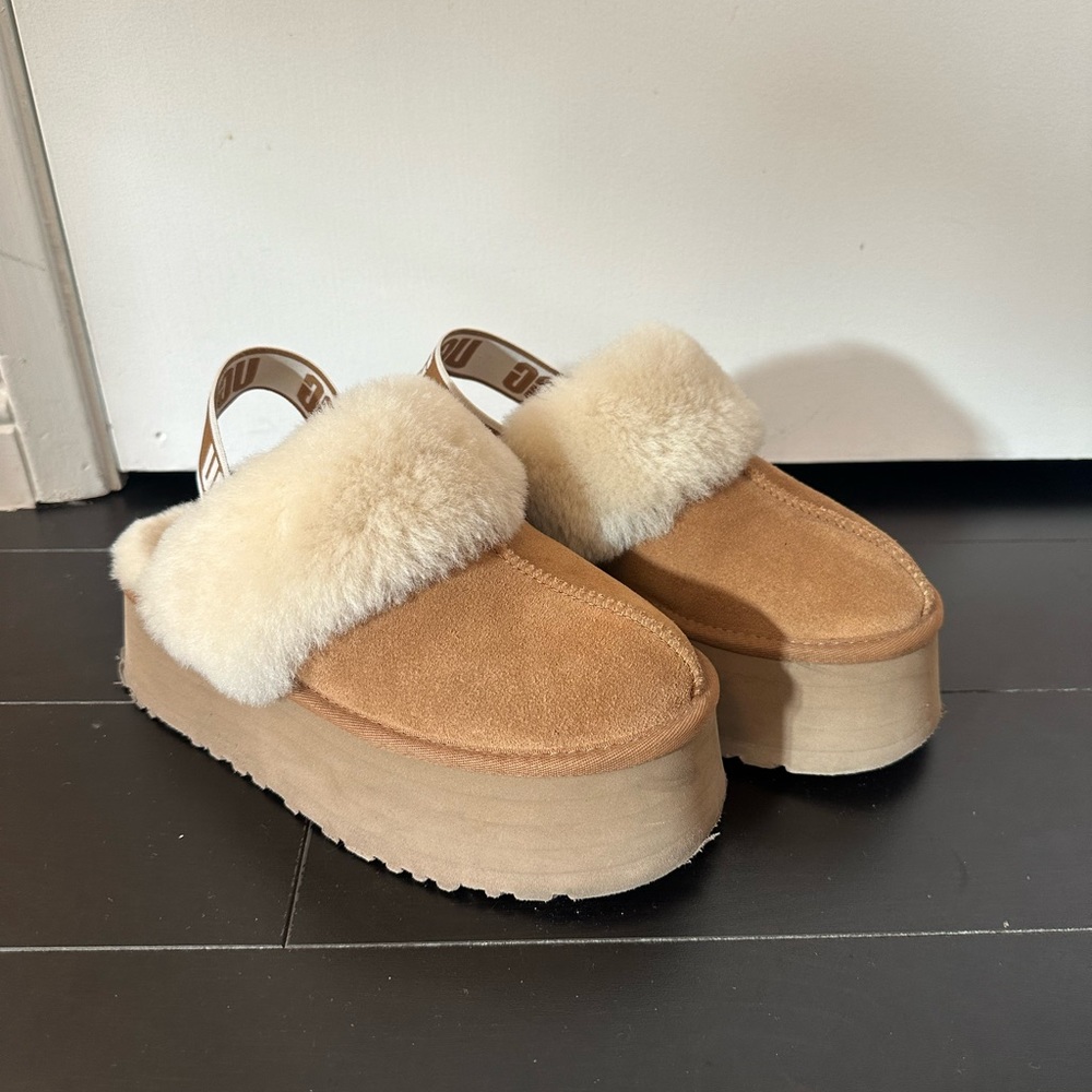 Ugg Slingback Platform Slippers Size 7